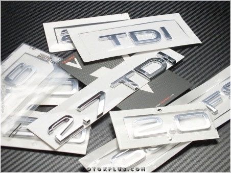 Audi Araç Serisi TDI Bagaj Yazı Logo Amblem