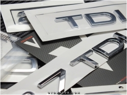 Audi Araç Serisi TDI Bagaj Yazı Logo Amblem