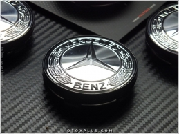 Mercedes Logo Amblem Jant Göbeği Göbek Kapak Seti