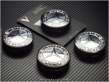 Mercedes Logo Amblem Jant Göbeği Göbek Kapak Seti