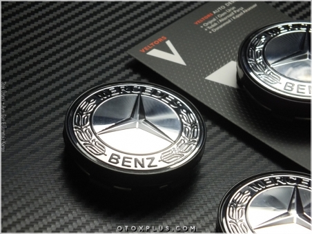 Mercedes Logo Amblem Jant Göbeği Göbek Kapak Seti