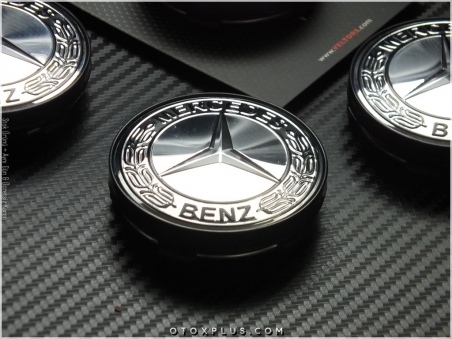 Mercedes Logo Amblem Jant Göbeği Göbek Kapak Seti