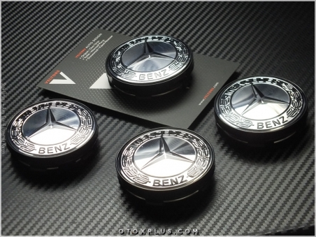 Mercedes Logo Amblem Jant Göbeği Göbek Kapak Seti