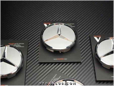 Mercedes Yıldız Jant Göbeği Göbek Kapak Seti