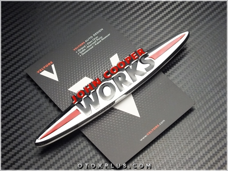 Mini John Cooper Works Bagaj Yazı Logo Amblem Mini John Cooper Works Bagaj Yazı Logo Amblem