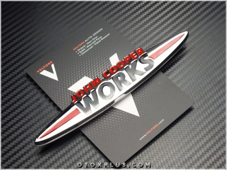 Mini John Cooper Works Bagaj Yazı Logo Amblem