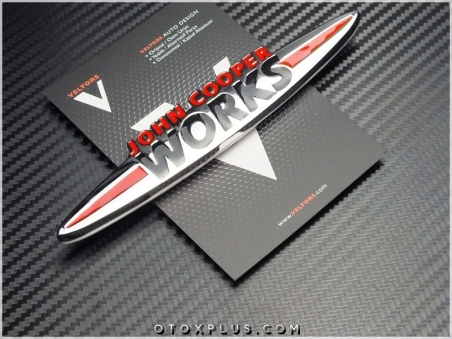 Mini John Cooper Works Bagaj Yazı Logo Amblem