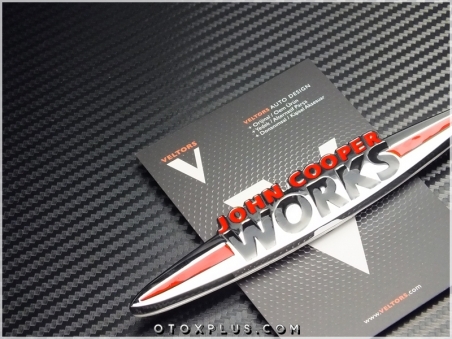Mini John Cooper Works Bagaj Yazı Logo Amblem