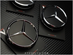 Mercedes Siyah / Black Jant Göbeği Göbek Kapak Seti