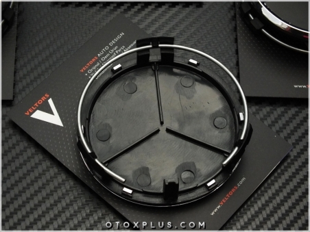 Mercedes Siyah / Black Jant Göbeği Göbek Kapak Seti