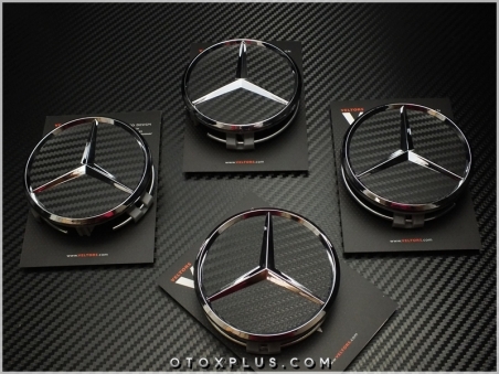 Mercedes Carbon / Karbon Jant Göbeği Göbek Kapak Seti