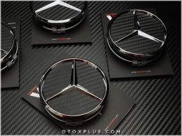 Mercedes Carbon / Karbon Jant Göbeği Göbek Kapak Seti Mercedes Carbon / Karbon Jant Göbeği Göbek Kapak Seti