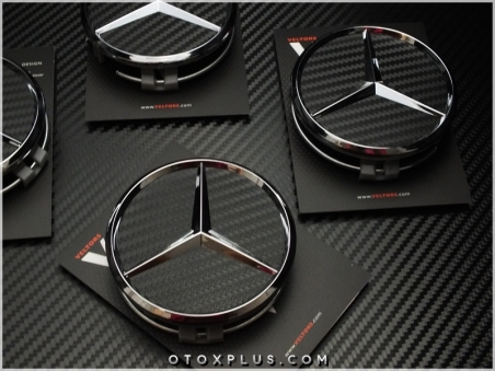 Mercedes Carbon / Karbon Jant Göbeği Göbek Kapak Seti