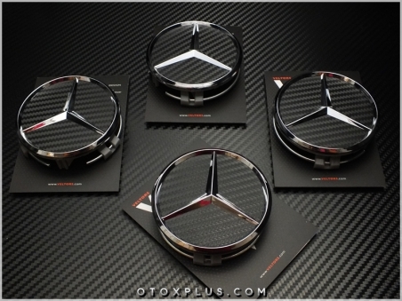 Mercedes Carbon / Karbon Jant Göbeği Göbek Kapak Seti