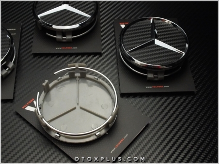 Mercedes Carbon / Karbon Jant Göbeği Göbek Kapak Seti