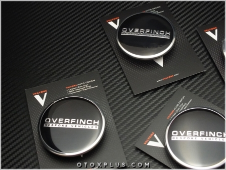 Land Rover Overfinch Logo Amblem Jant Göbeği Göbek Kapak Seti