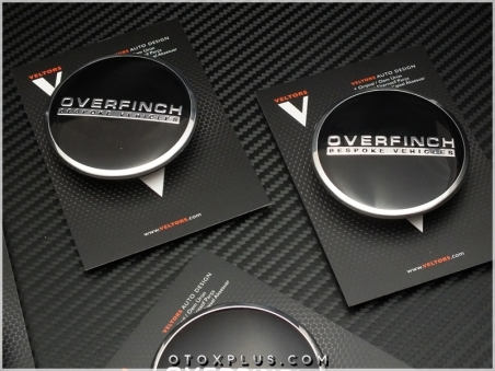 Land Rover Overfinch Logo Amblem Jant Göbeği Göbek Kapak Seti
