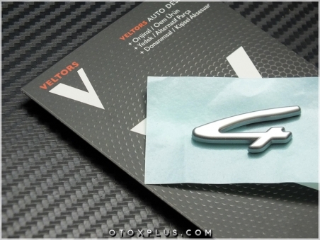 Porsche Taycan 4 Bagaj Yazı Logo Amblem