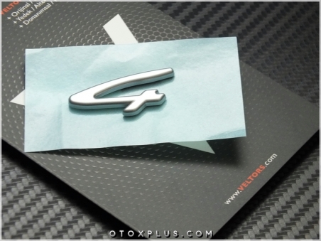 Porsche Taycan 4 Bagaj Yazı Logo Amblem