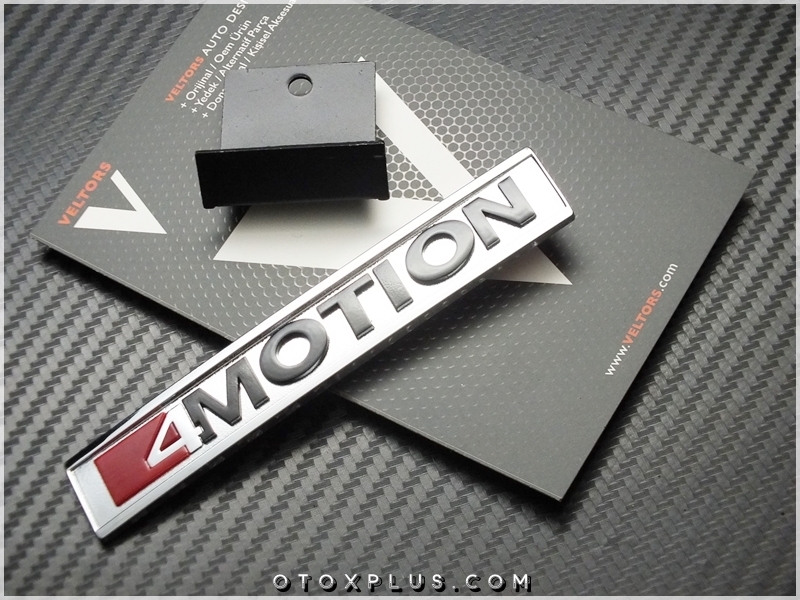 VW Ön Izgara 4Motion / 4 Motion Yazı Logo Amblem