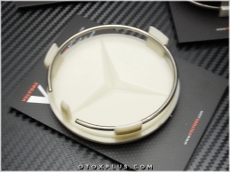 Mercedes Logo Amblem Mercedes Jant Göbeği Göbek Kapak Seti