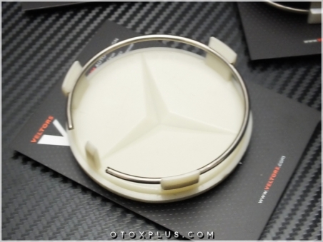 Mercedes Logo Amblem Mercedes Jant Göbeği Göbek Kapak Seti