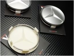Mercedes Logo Amblem Mercedes Jant Göbeği Göbek Kapak Seti