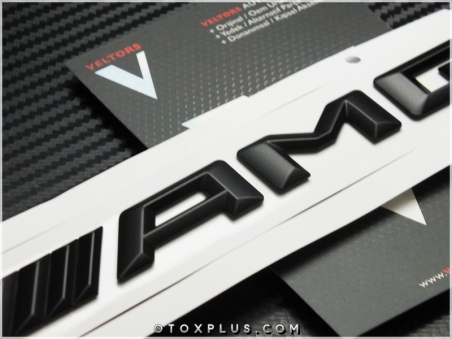 Mercedes Siyah AMG Bagaj Yazı AMG Logo Amblem