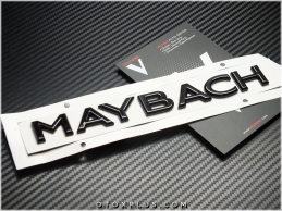 Mercedes Piano Black / Parlak Siyah MAYBACH Logo Amblem