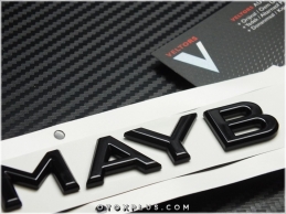 Mercedes Piano Black / Parlak Siyah MAYBACH Logo Amblem