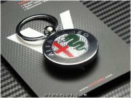 Alfa Romeo Logo Amblem Özel Krom Alfa Romeo Anahtarlık