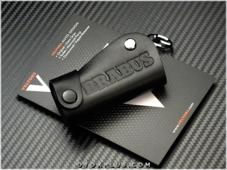 Mercedes Brabus Logo Amblem Gerçek Deri Brabus Anahtarlık