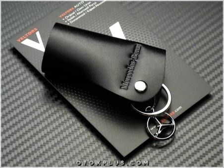 Mercedes Brabus Logo Amblem Gerçek Deri Brabus Anahtarlık