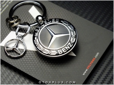 Mercedes Logo Amblem Özel Krom Anahtarlık