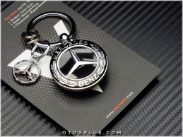 Mercedes Logo Amblem Özel Krom Anahtarlık