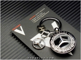 Mercedes Logo Amblem Özel Krom Anahtarlık