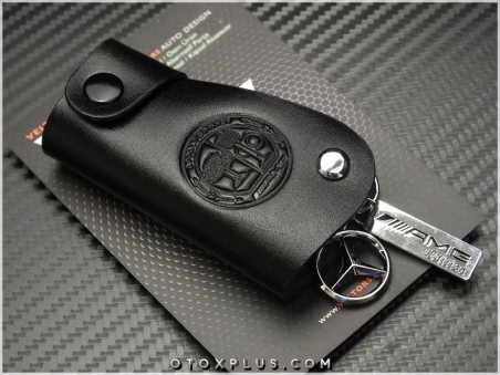 Mercedes AMG Logo Amblem Deri AMG Anahtarlık