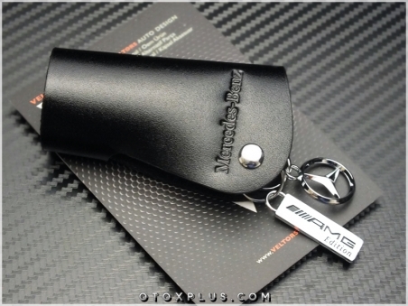 Mercedes AMG Logo Amblem Deri AMG Anahtarlık