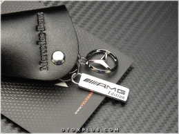 Mercedes AMG Logo Amblem Deri AMG Anahtarlık