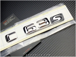 Mercedes C 63 S / C63 S Bagaj Yazı C63S Logo Amblem Mercedes C 63 S / C63 S Bagaj Yazı C63S Logo Amblem