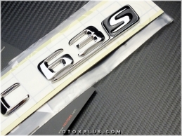 Mercedes C 63 S / C63 S Bagaj Yazı C63S Logo Amblem Mercedes C 63 S / C63 S Bagaj Yazı C63S Logo Amblem