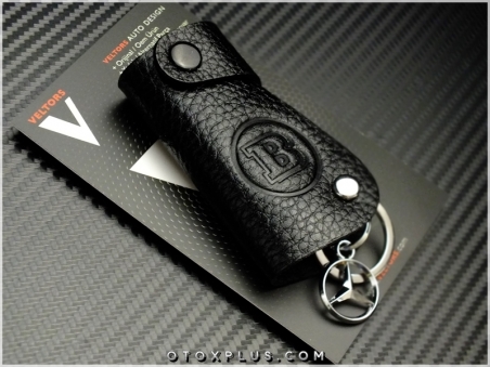 Mercedes Brabus Logo Amblem Deri Brabus Anahtarlık