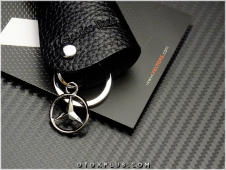 Mercedes Brabus Logo Amblem Deri Brabus Anahtarlık
