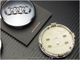 Audi Yeni Nesil Logo Amblem Audi Jant Göbeği Göbek Kapak Seti