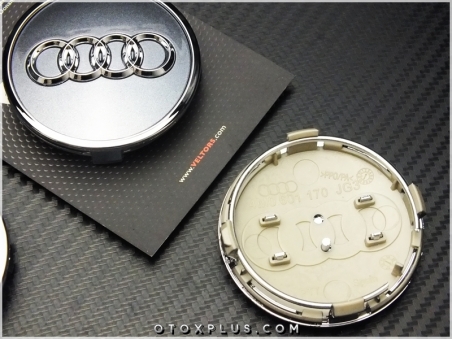 Audi Yeni Nesil Logo Amblem Audi Jant Göbeği Göbek Kapak Seti