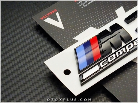 BMW Black / Siyah M3 Competition M3 Logo Amblem Seti