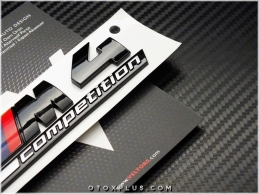 BMW Black / Siyah M4 Competition M4 Logo Amblem Seti BMW Black / Siyah M4 Competition M4 Logo Amblem Seti