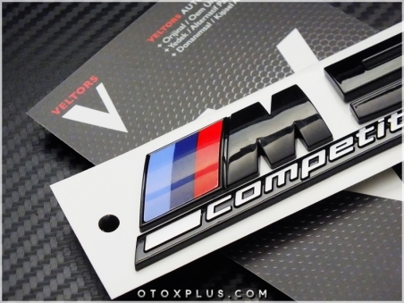 BMW Black / Siyah M5 Competition M5 Logo Amblem Seti