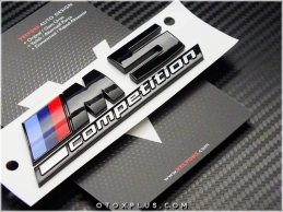 BMW Black / Siyah M5 Competition M5 Logo Amblem Seti