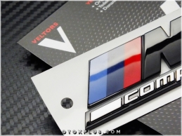 BMW Black / Siyah M5 Competition M5 Logo Amblem Seti